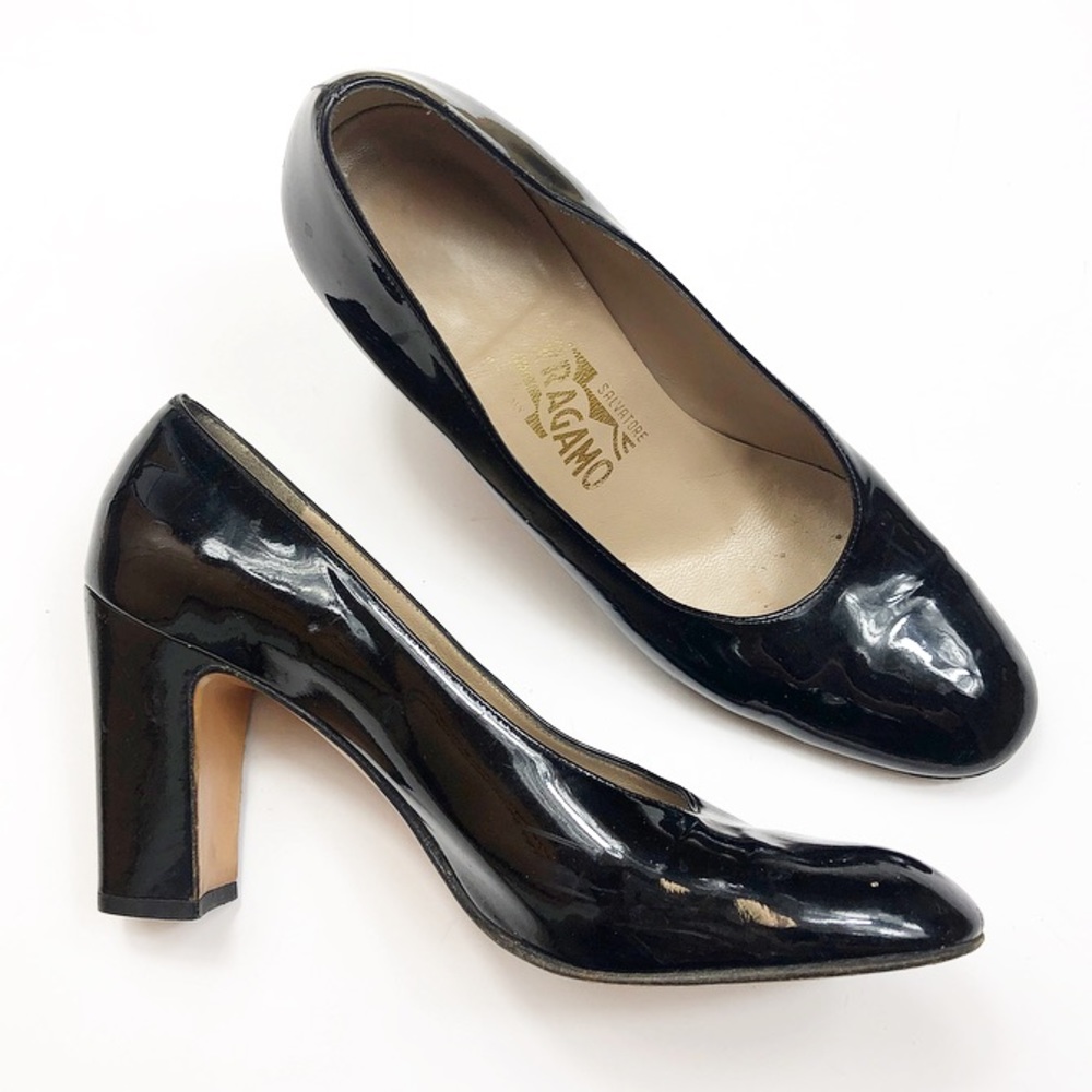 Salvatore Ferragamo Vintage Heels Pumps 90’s